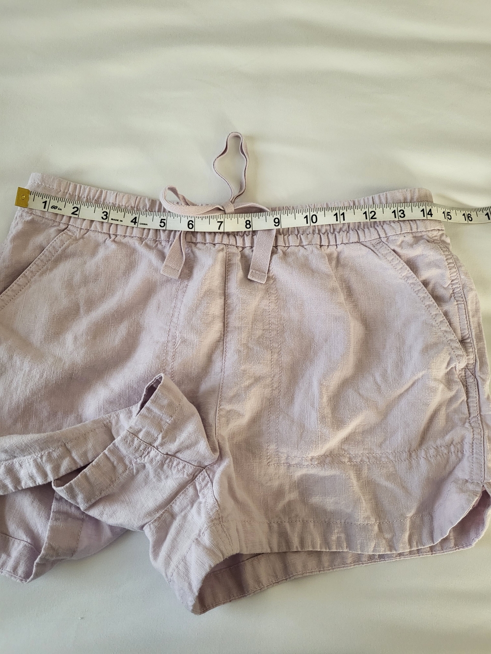 Lot Of 2 J Crew Linen Blend Pull On Shorts Drawstring Pastel XS - Picture 9 of 12